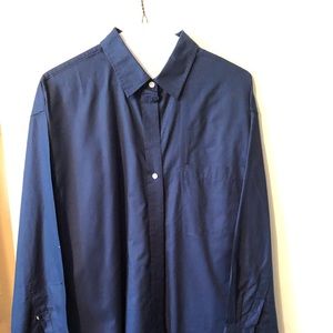 Everlane silky cotton oversized shirt 14